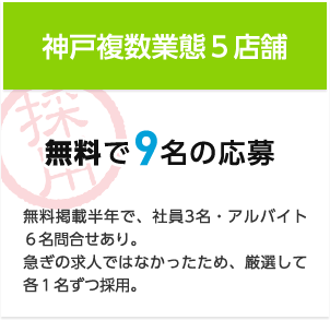 神戸複数業態５店舗
